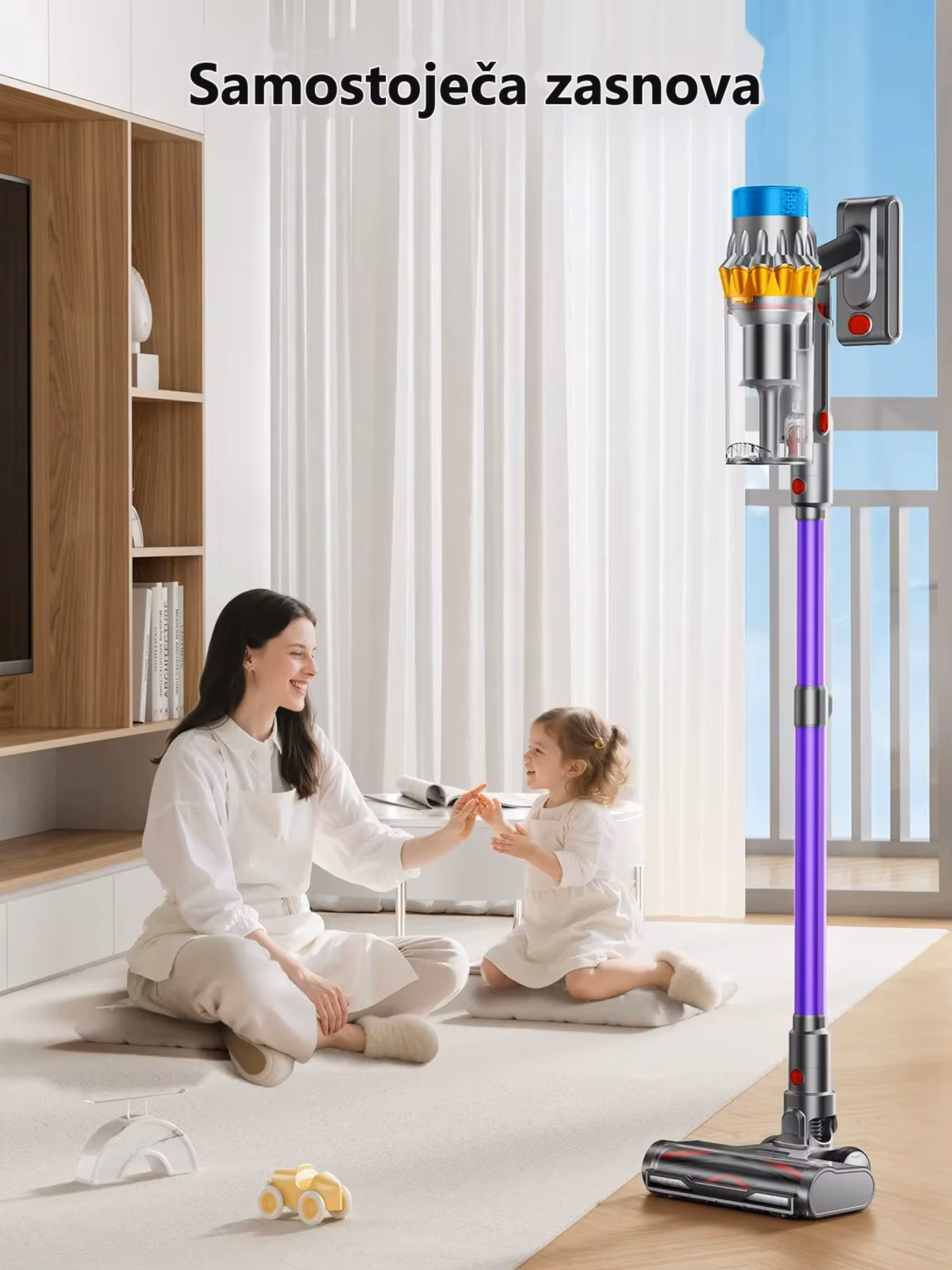 Brezžični sesalnik VAKERR X15 Pro 65 kPa, 650 W, do 70 min – galerijska slika 1