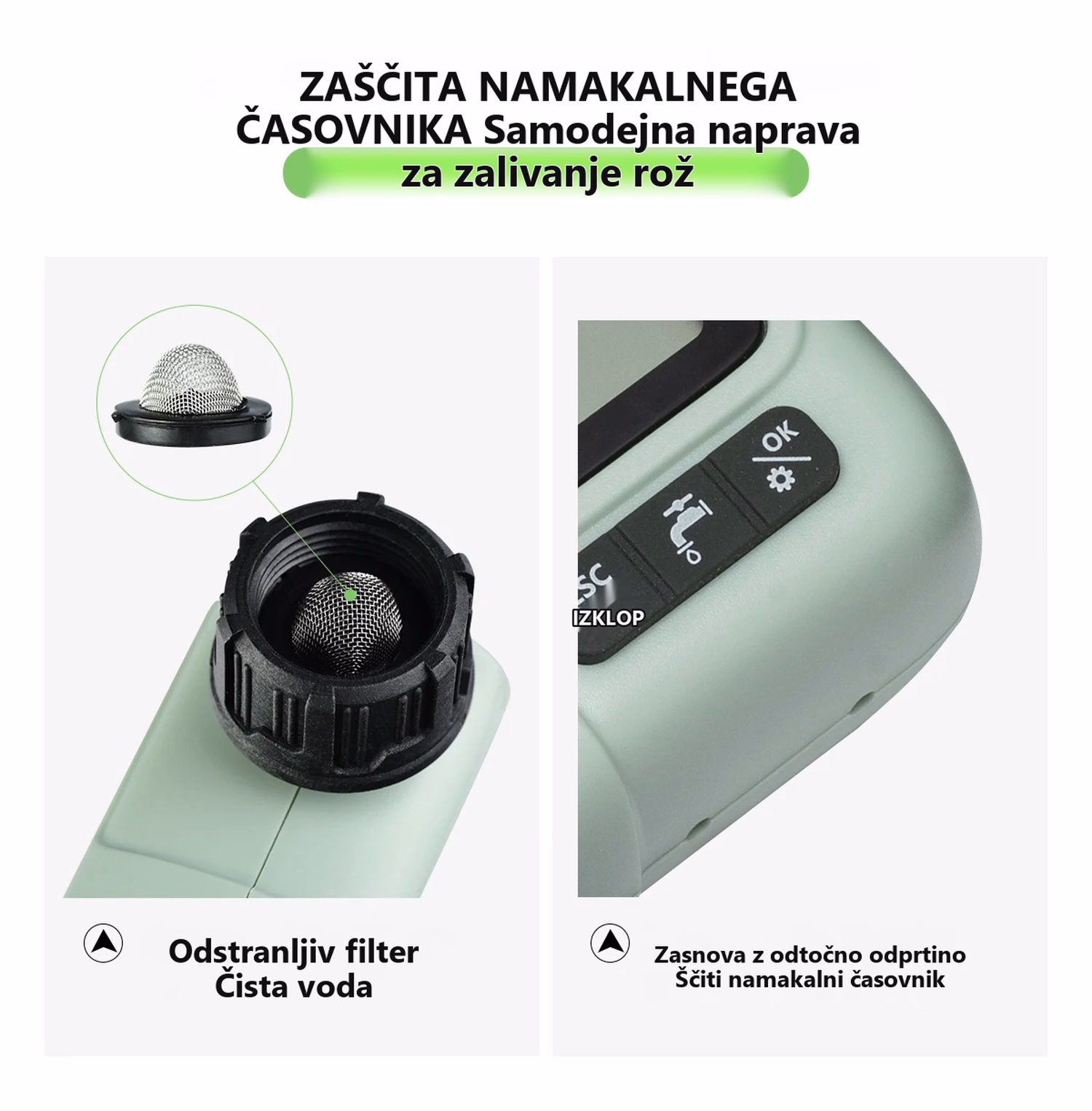 Digitalni avtomatski časovnik za zalivanje HCT-322 – podrobnosti izdelka 1