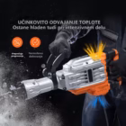 Električno rušilno kladivo 1500 W, 2200 W ali 3500 W z dleti – galerijska slika 4