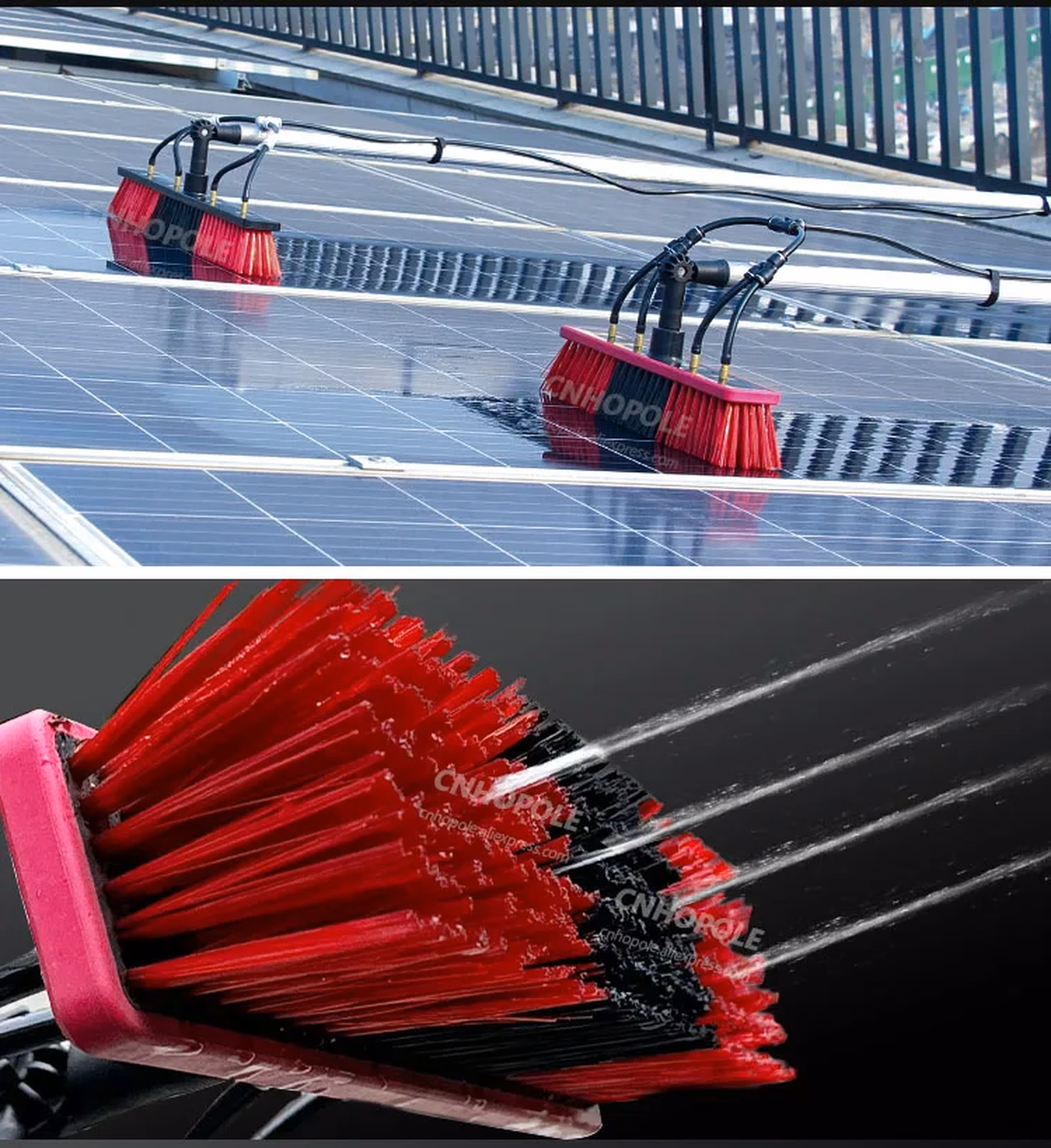 Komplet za čiščenje solarnih panelov s teleskopsko palico – podrobnosti izdelka 12