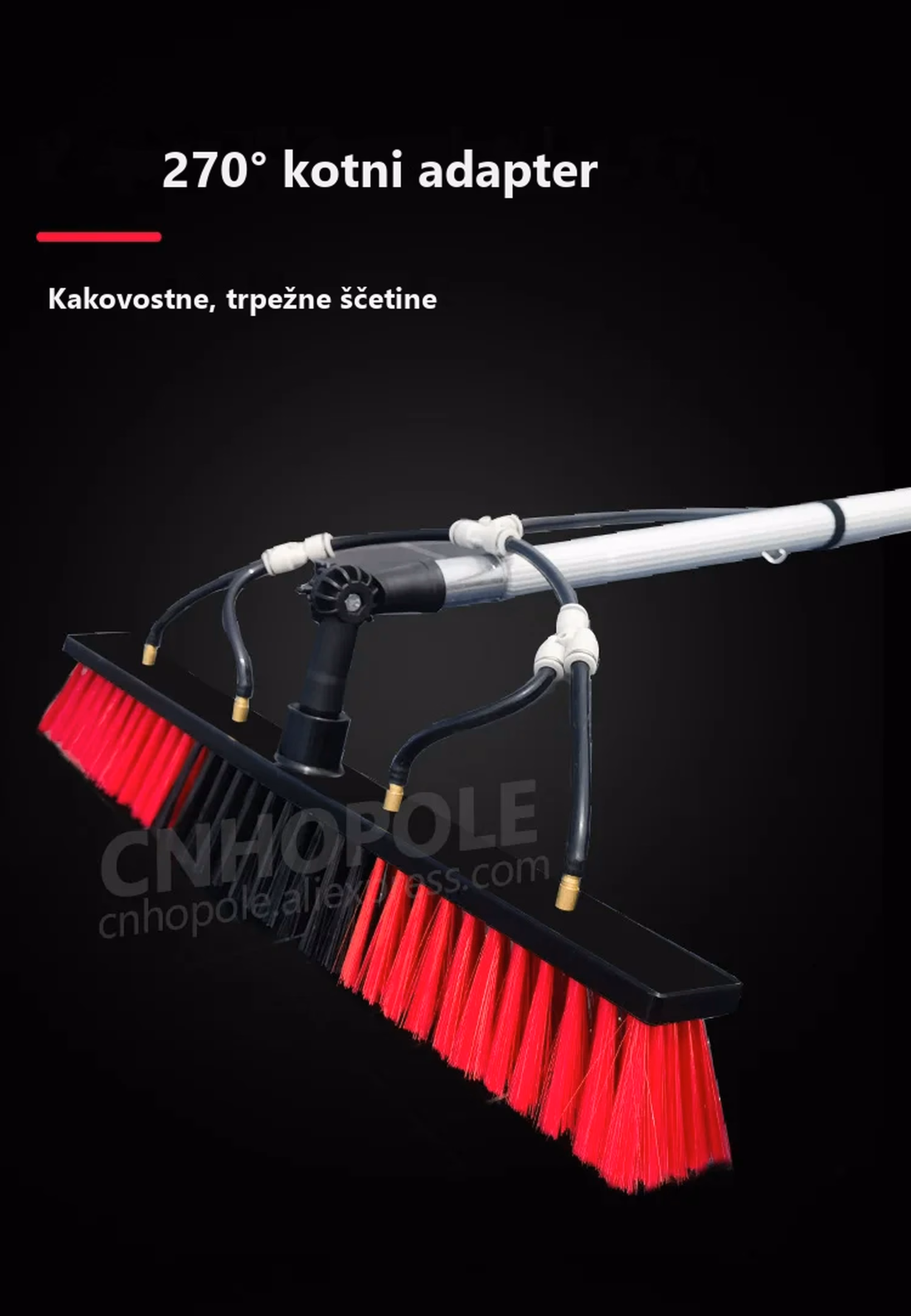 Komplet za čiščenje solarnih panelov s teleskopsko palico – podrobnosti izdelka 14