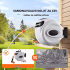 Stenski samonavijalni kolut za vrtno cev 25 m z razpršilcem – galerijska slika 5